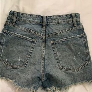 Denim shorts